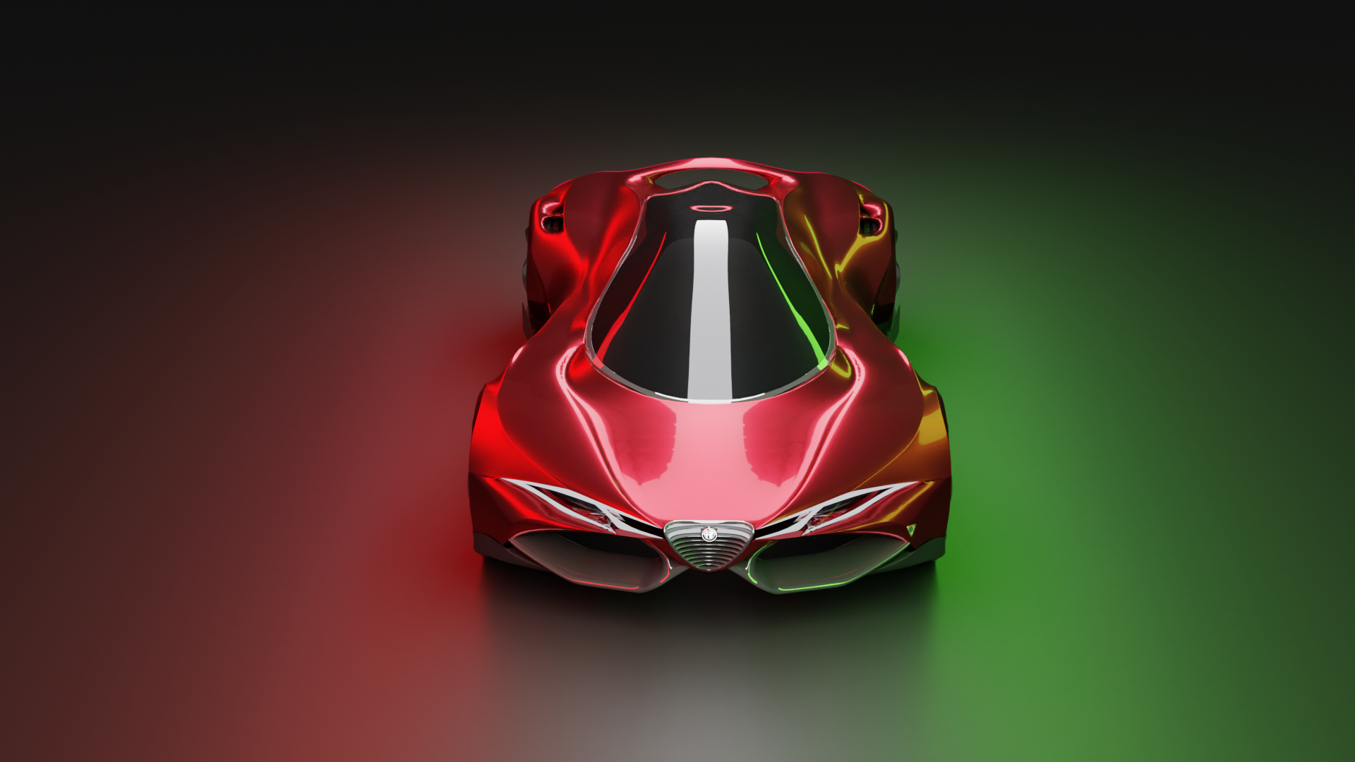 Front View of Alfa Romeo