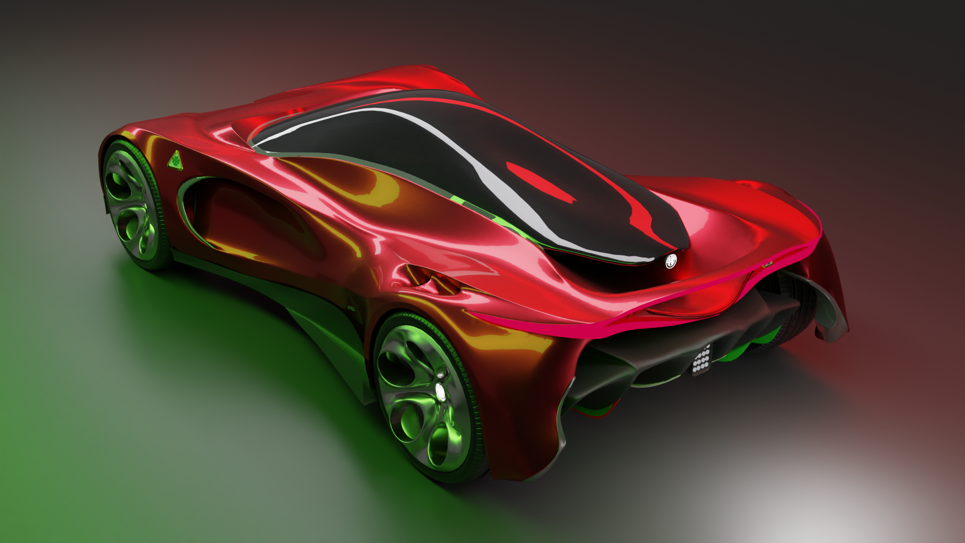 Diagonal View of Alfa Romeo