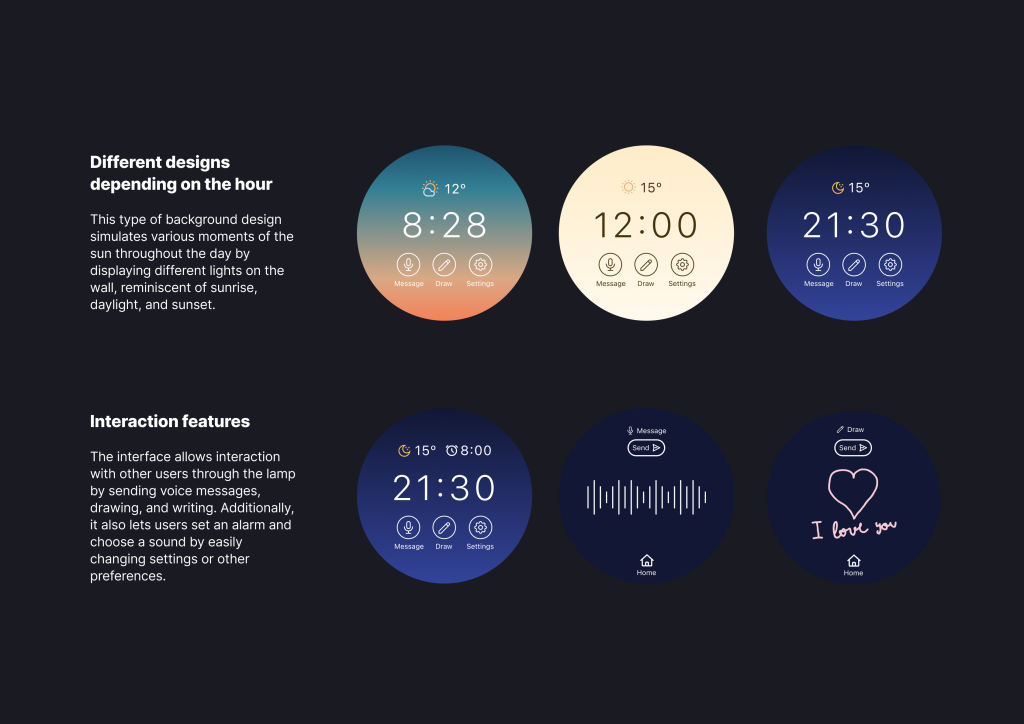 Emotional Interactive Lamp design